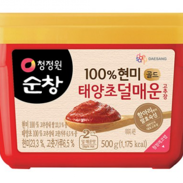 청정원)현미덜매운고추장 400g+100g