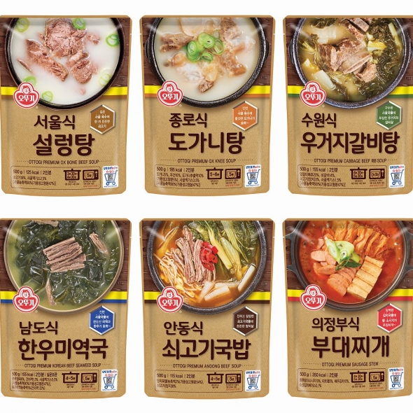 오뚜기) 국, 찌개 12종