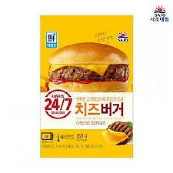 대림)치즈버거160g