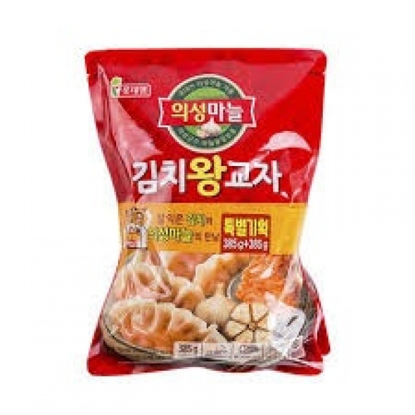 롯데의성마늘김치왕교자만두385g*2