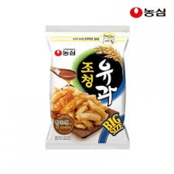 농심)조청유과지퍼백300g