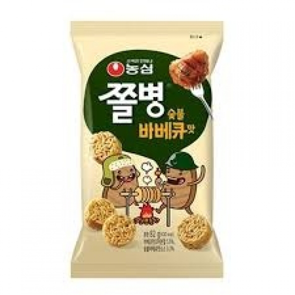 농심)쫄병스낵 바베큐맛82g