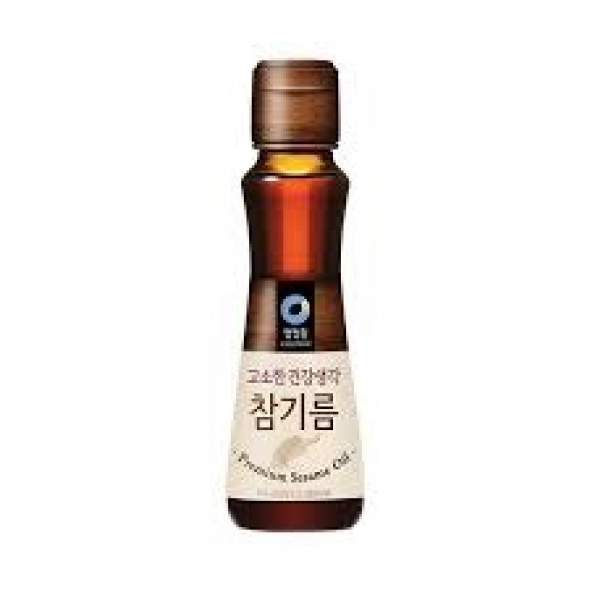 청정원)고소한건강참기름160ml