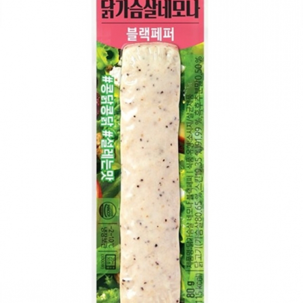 대림]닭가슴살네모나블랙페퍼80g